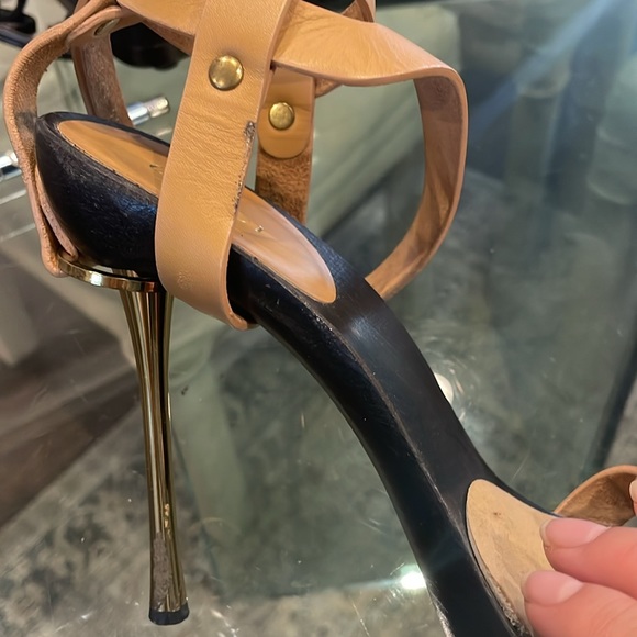 Gucci Leather and Wood Stilleto - Picture 8 of 11